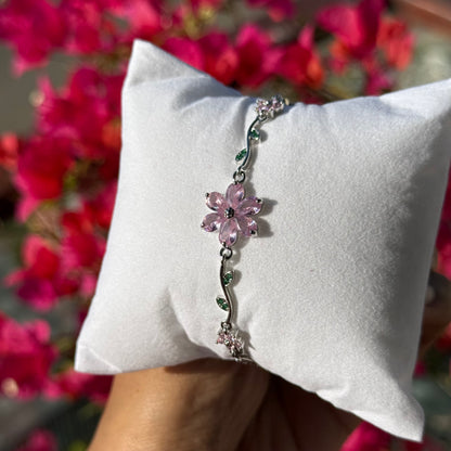 Ethereal Blossom Chain Bracelet