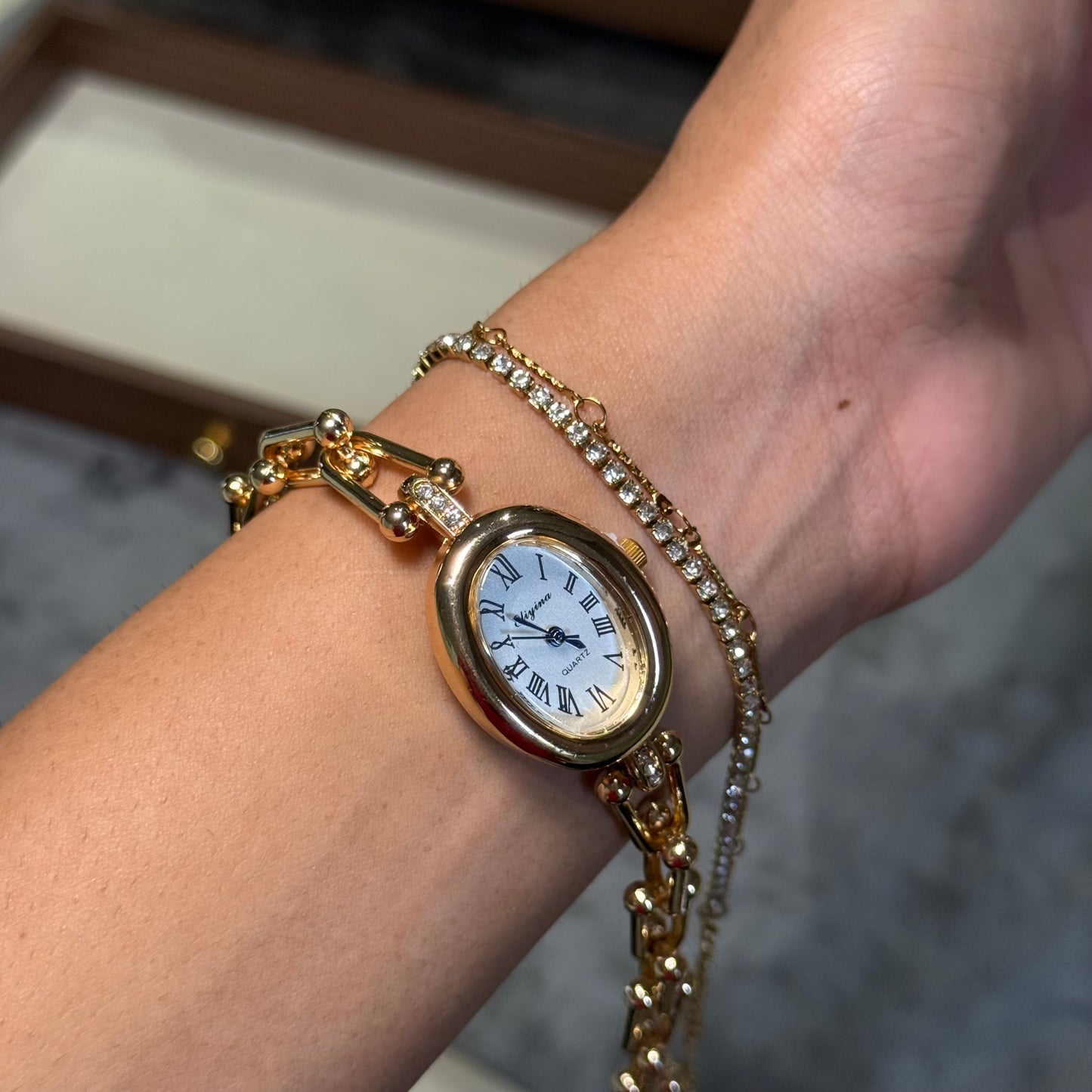 Verse Layered Chain Bracelet