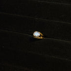 Oval Solitaire Ring HOUSE OF LAILA