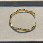 Wavy Studded Bangle HOUSE OF LAILA