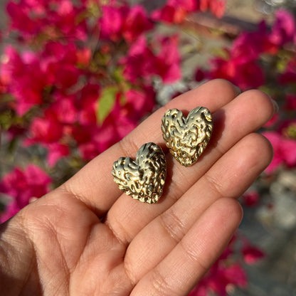 Statement Heart Studs
