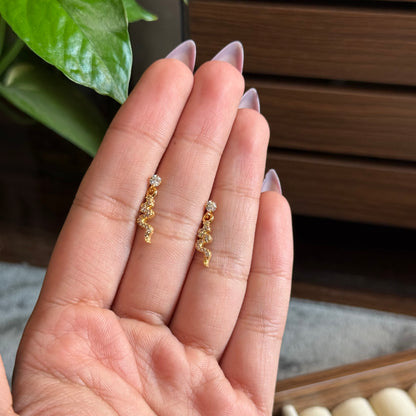 Snake Dangle Ball-Back Studs