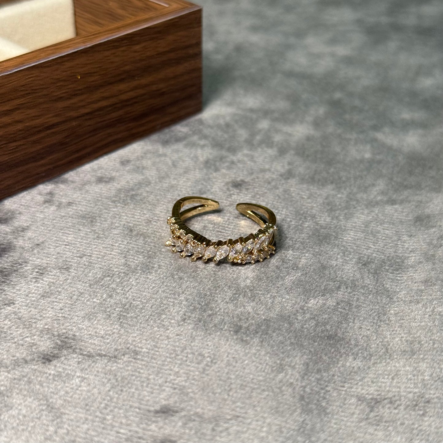 Clear Twine Ring