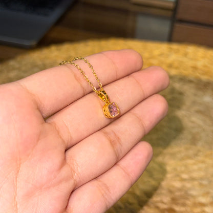 Blush Pendant Necklace