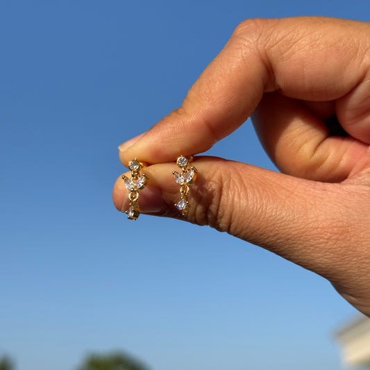 Mini Willow Dangle Studs