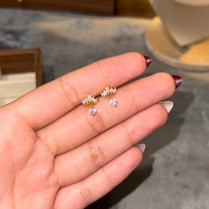 Regal Marquise Studs