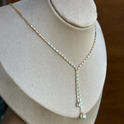 Elysian Pearl Drop Necklace