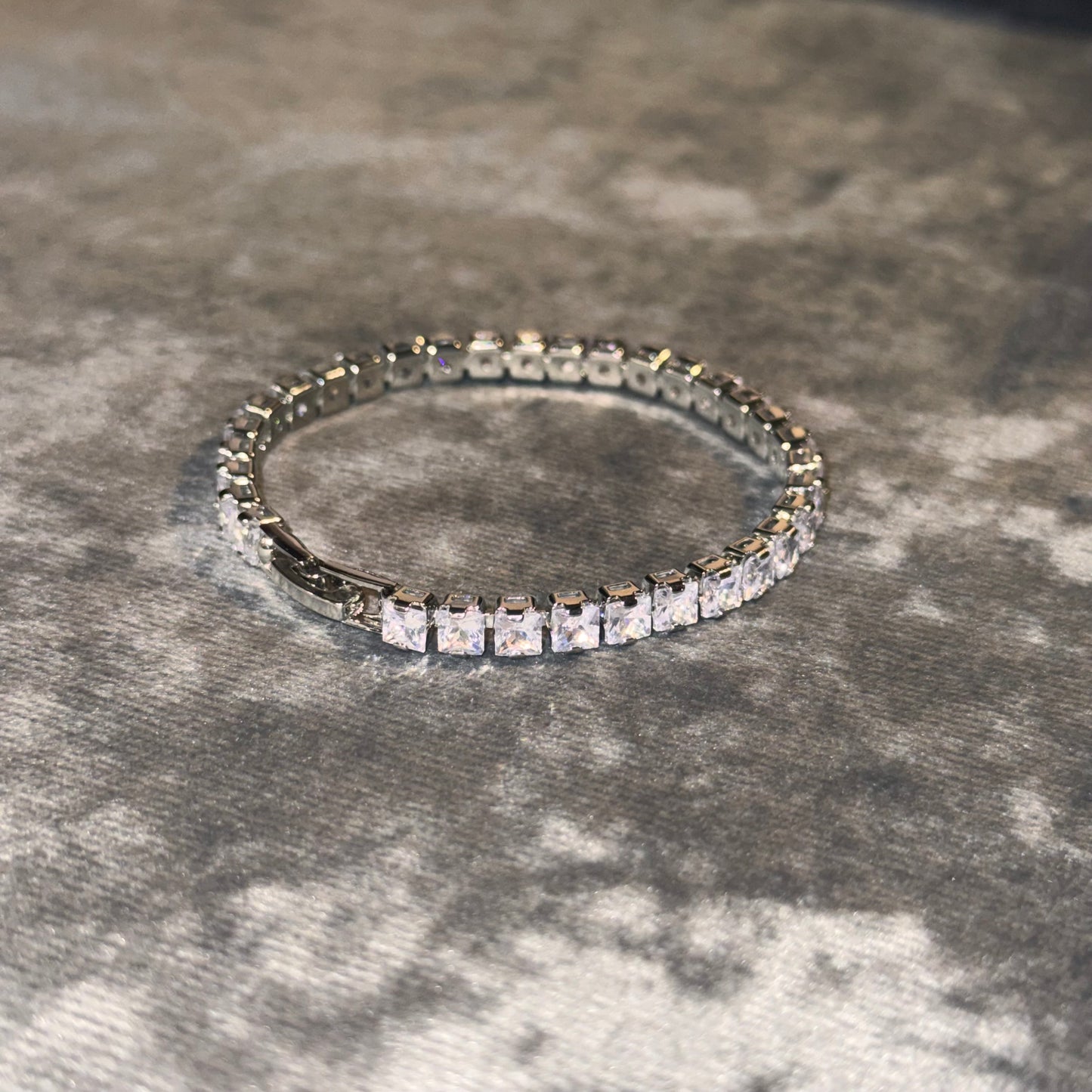 Ice Cube Tennis Bracelet