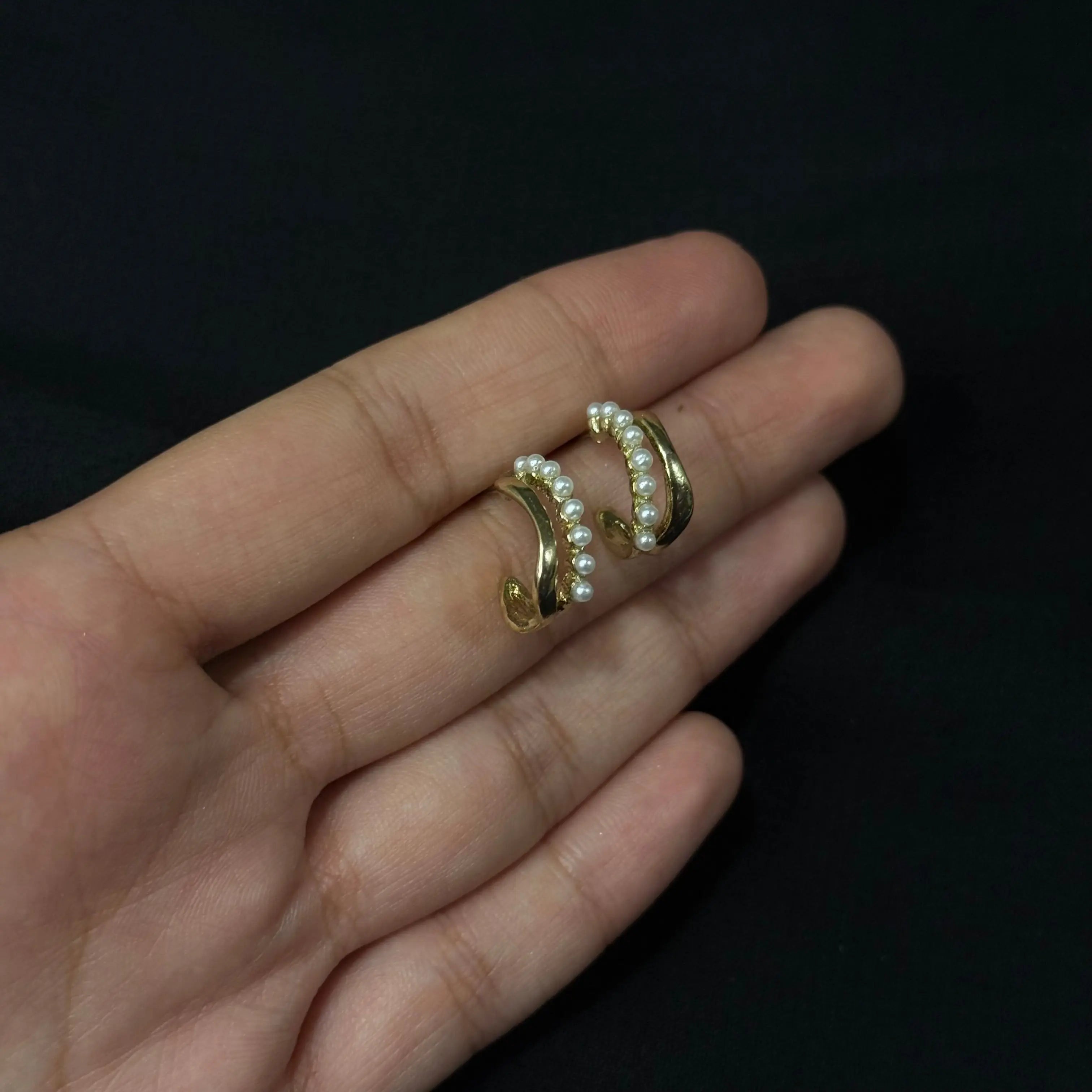 Eternal Beaded Studs HOUSE OF LAILA