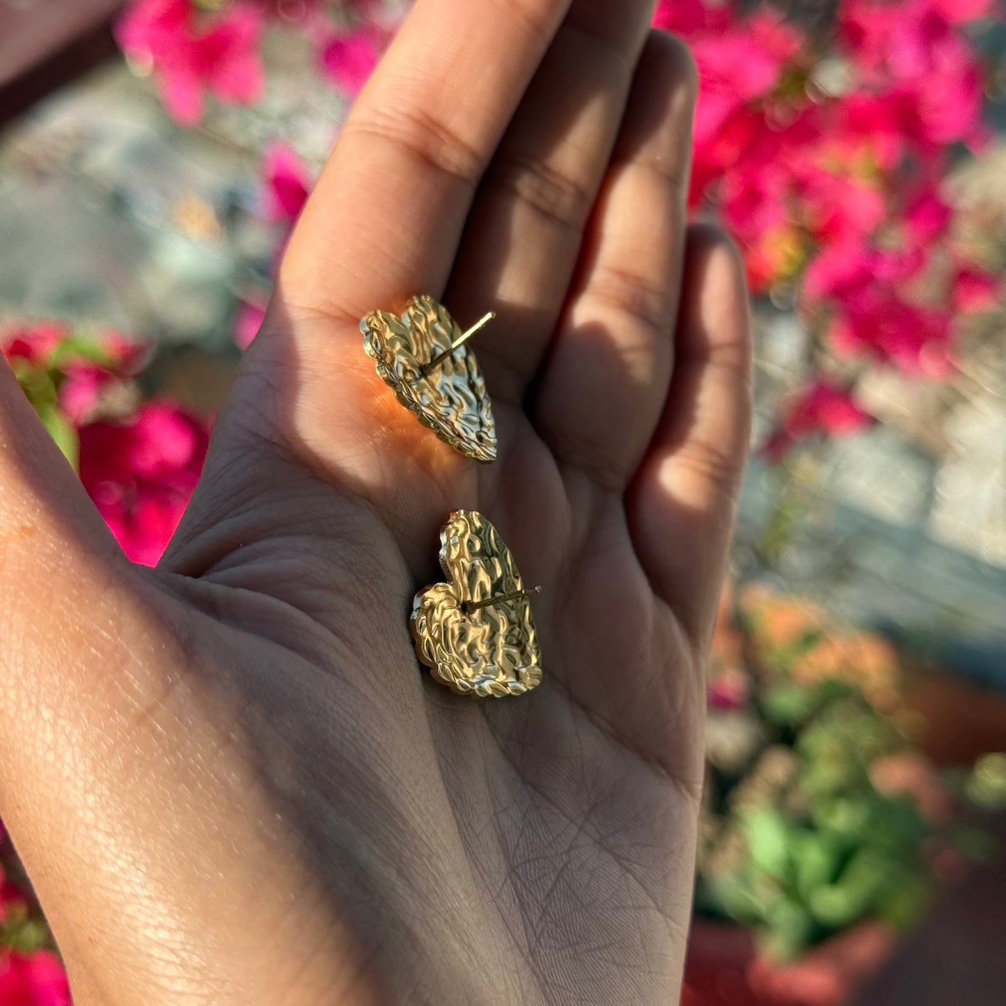 Statement Heart Studs