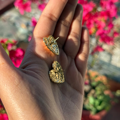 Statement Heart Studs