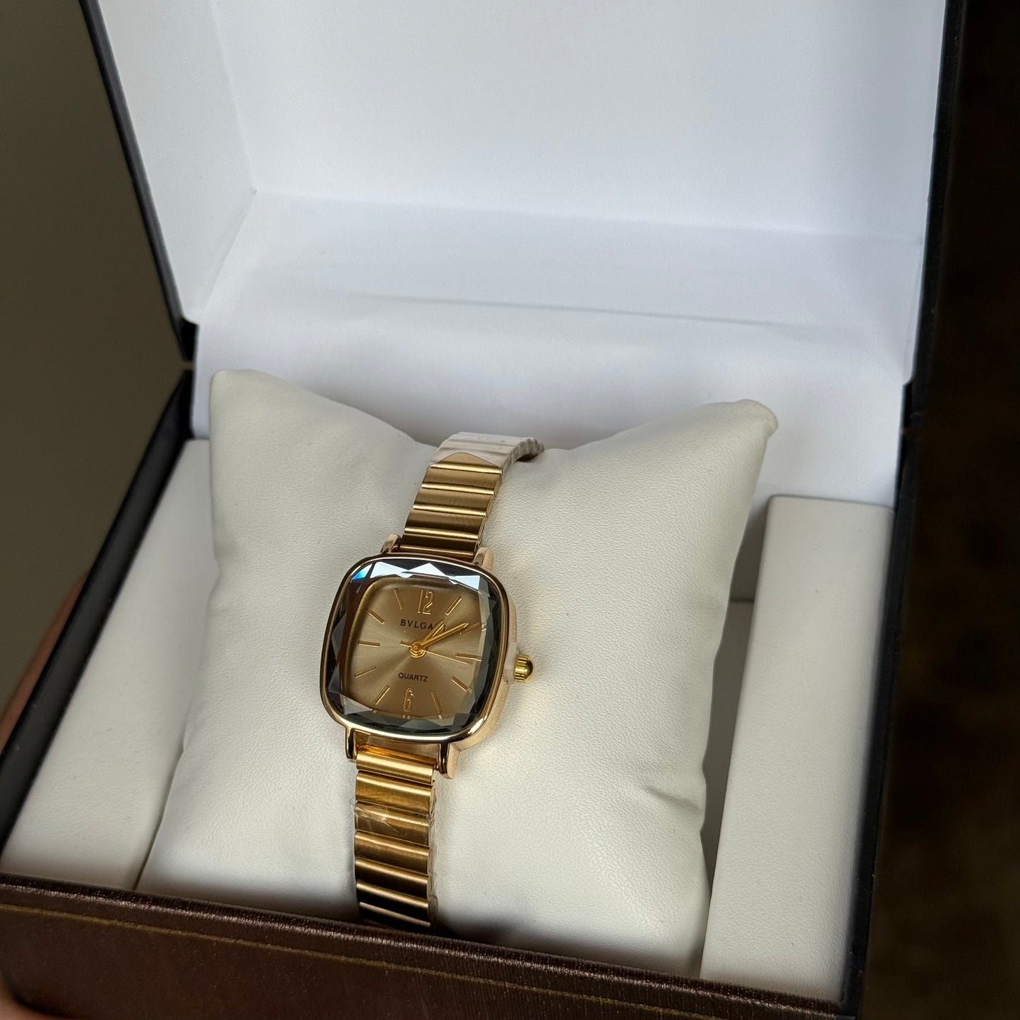 Beige Sovereign Watch (Box Included)