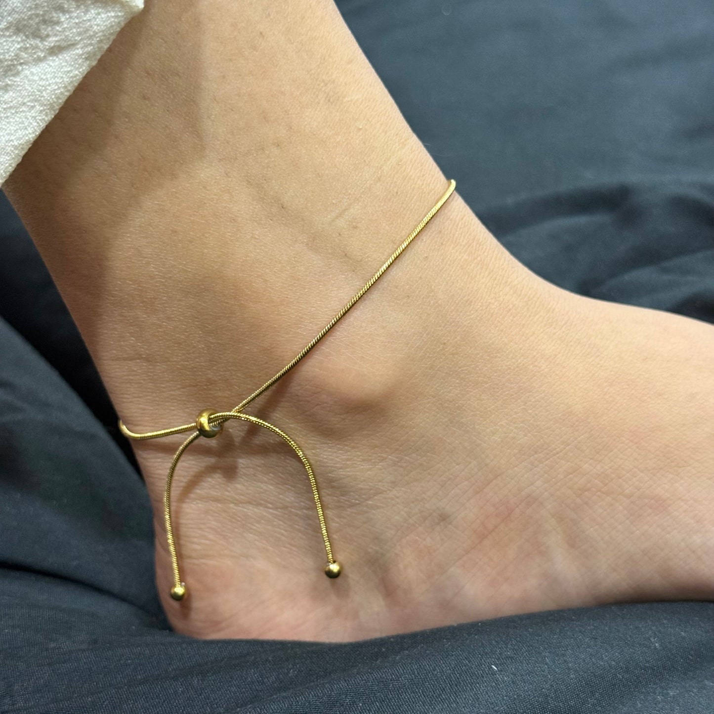 Jane Adjustable Anklet (Single)