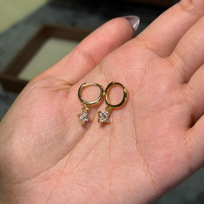 Celestial Petal Hoops