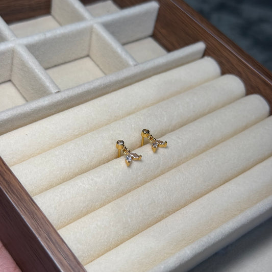 Dainty Iris Studs