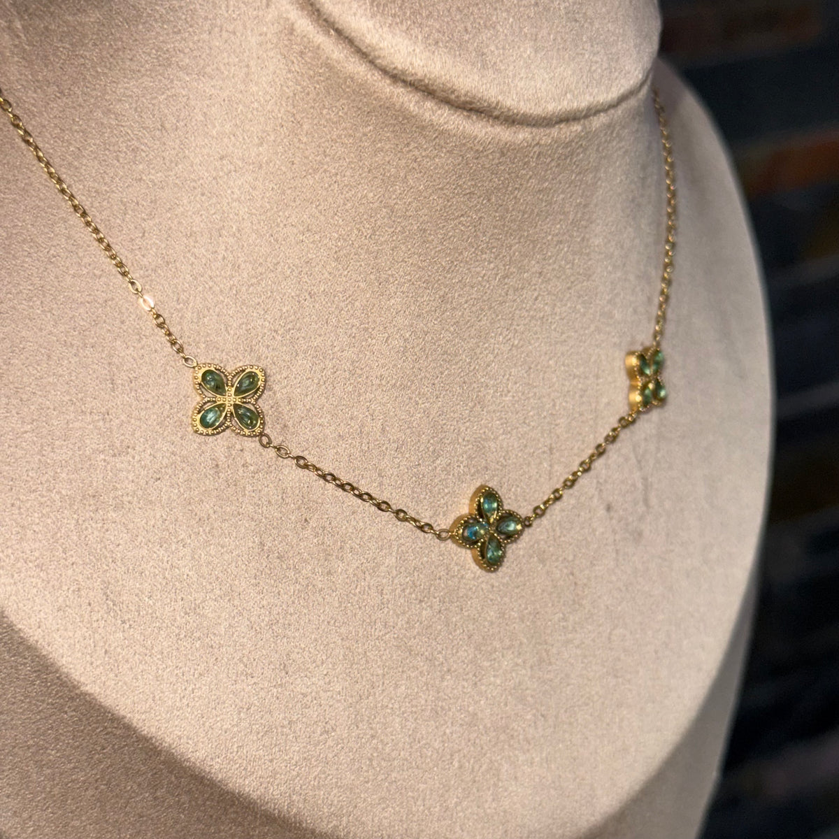 Gemini Studded Necklace