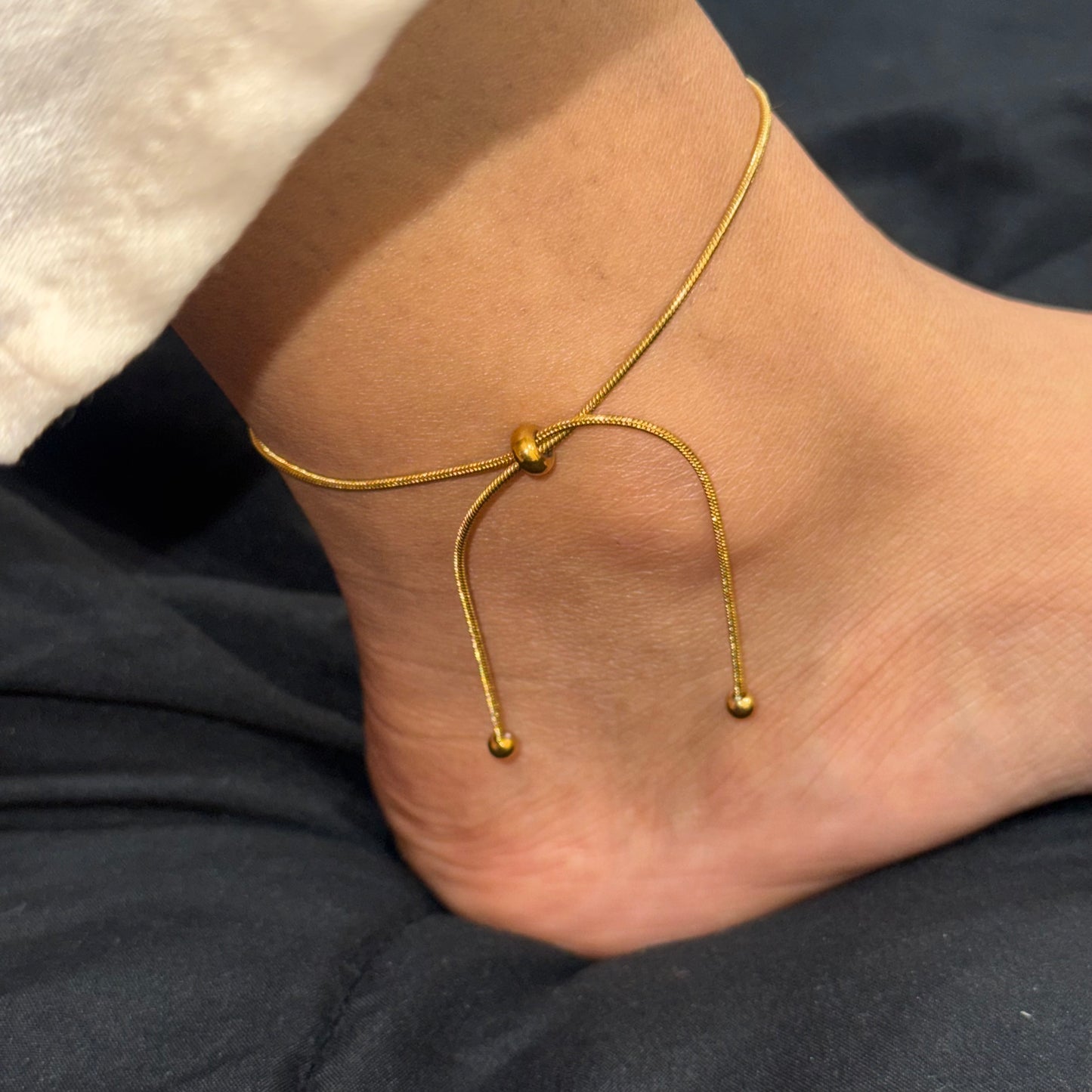 Jane Adjustable Anklet (Single)
