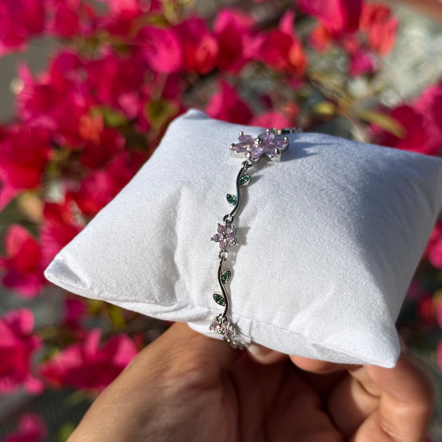 Ethereal Blossom Chain Bracelet