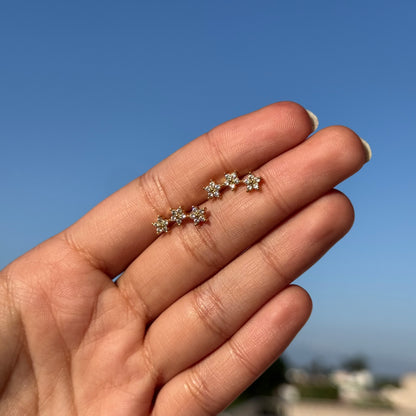 (Last Piece) Mini Meadow Cluster Studs