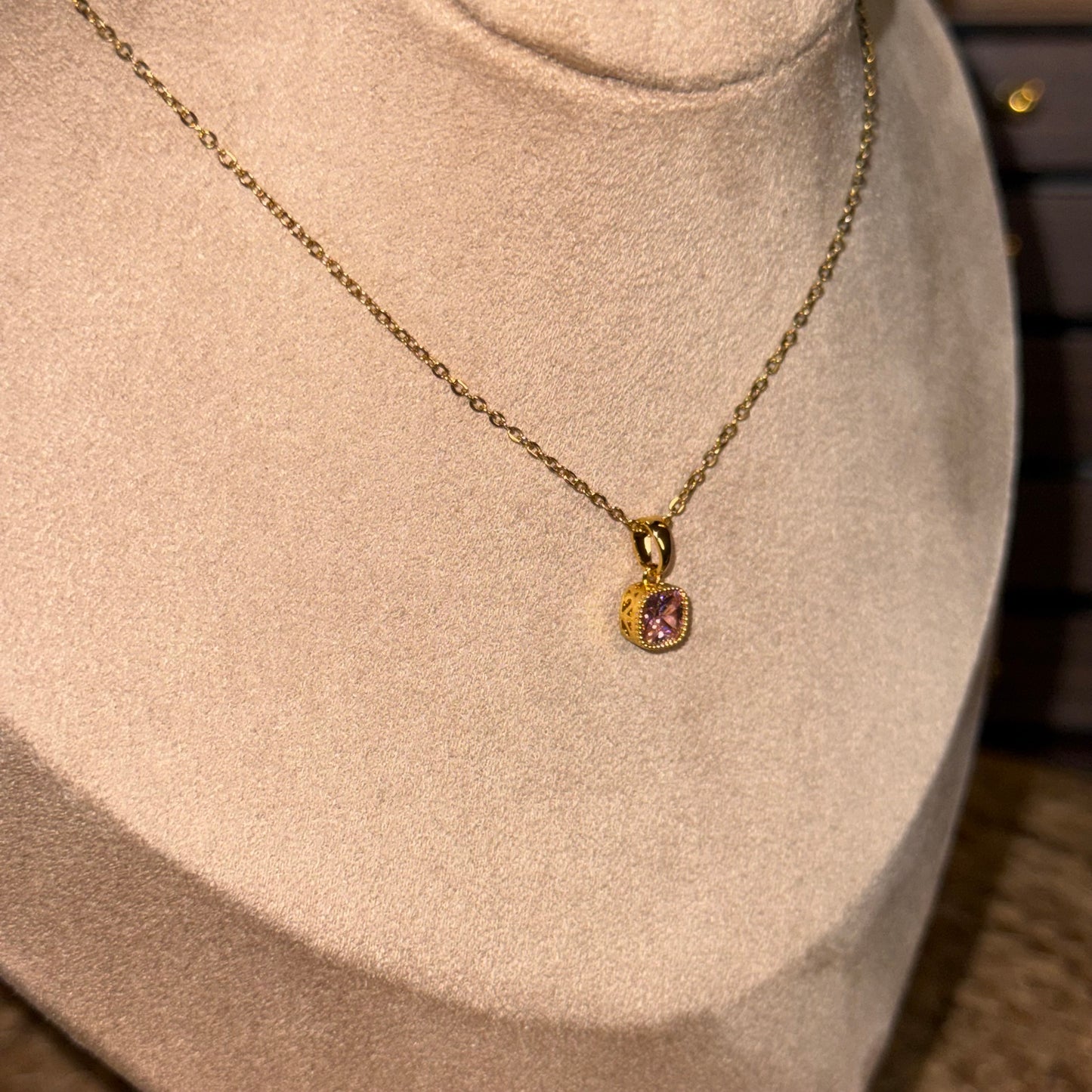Blush Pendant Necklace