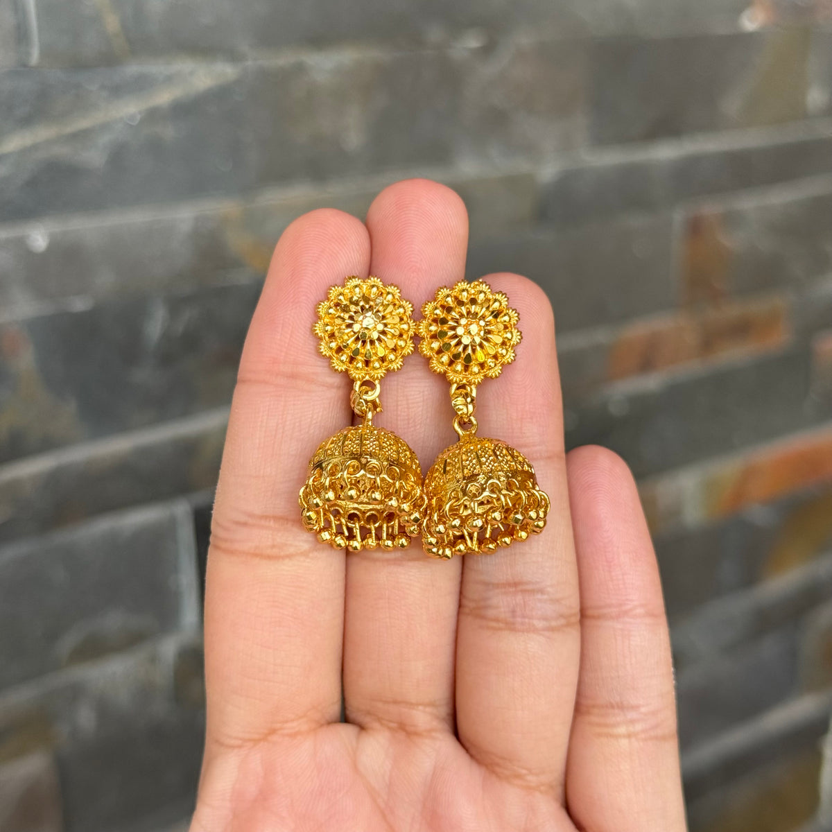 Eternal Jiva Jhumkas