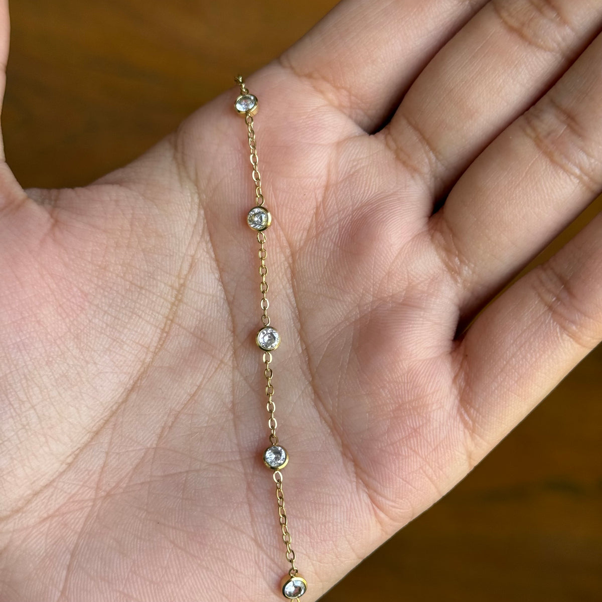 Amelia Studded Chain Bracelet