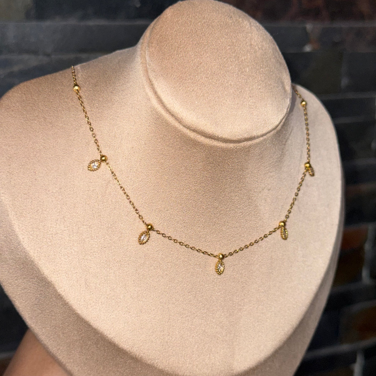 Valerie Studded Necklace