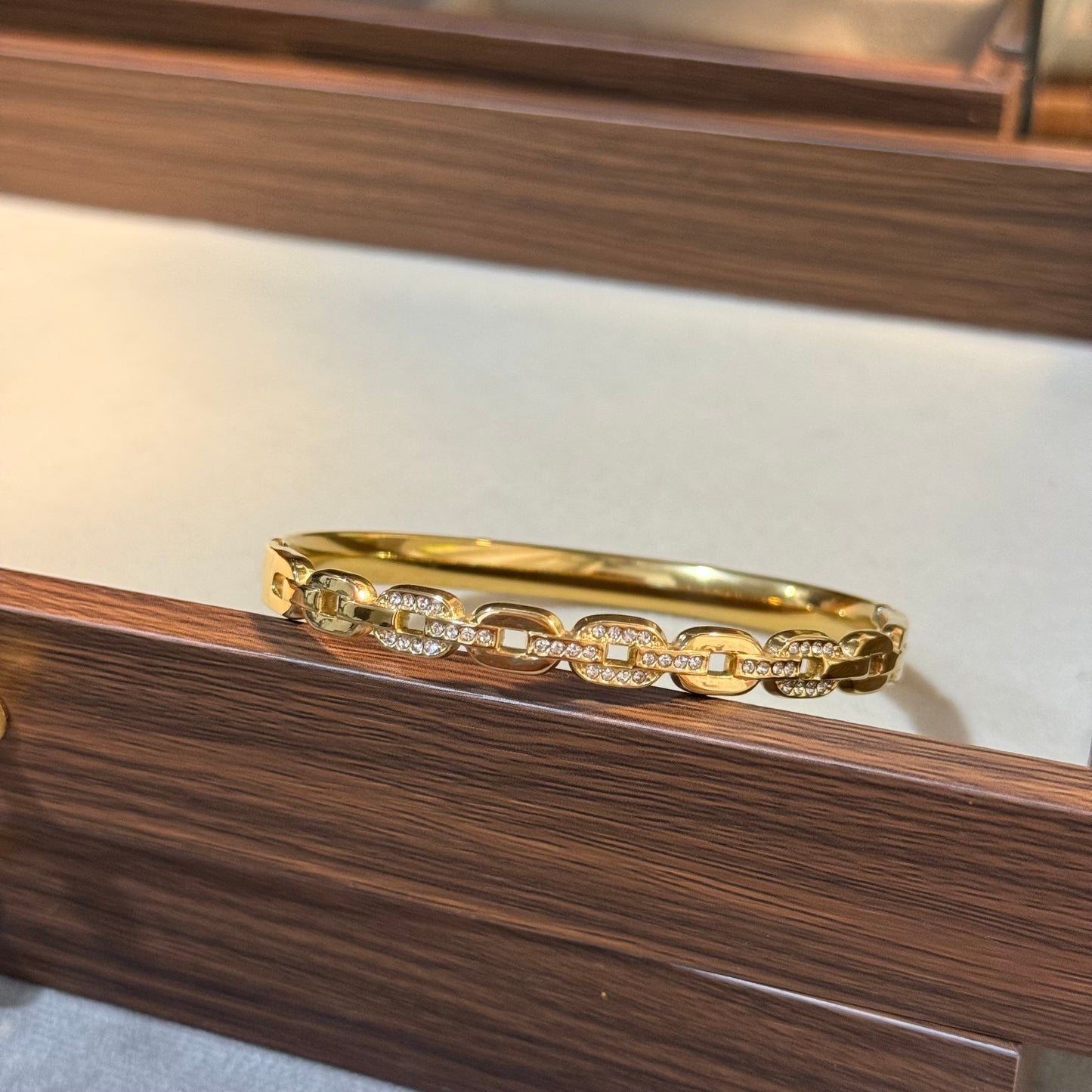 Interlinked Sparkle Bangle