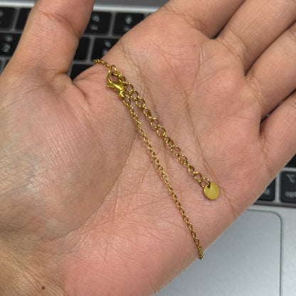 Classic Stone Anklet (Single)