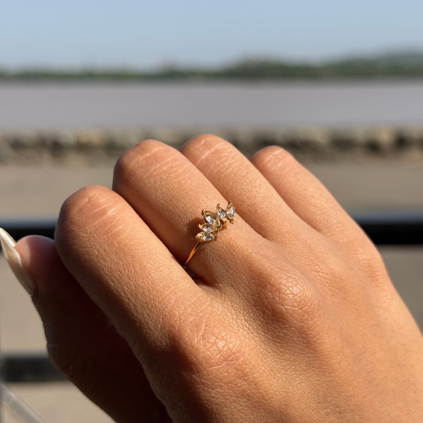 Lotus Crown Ring