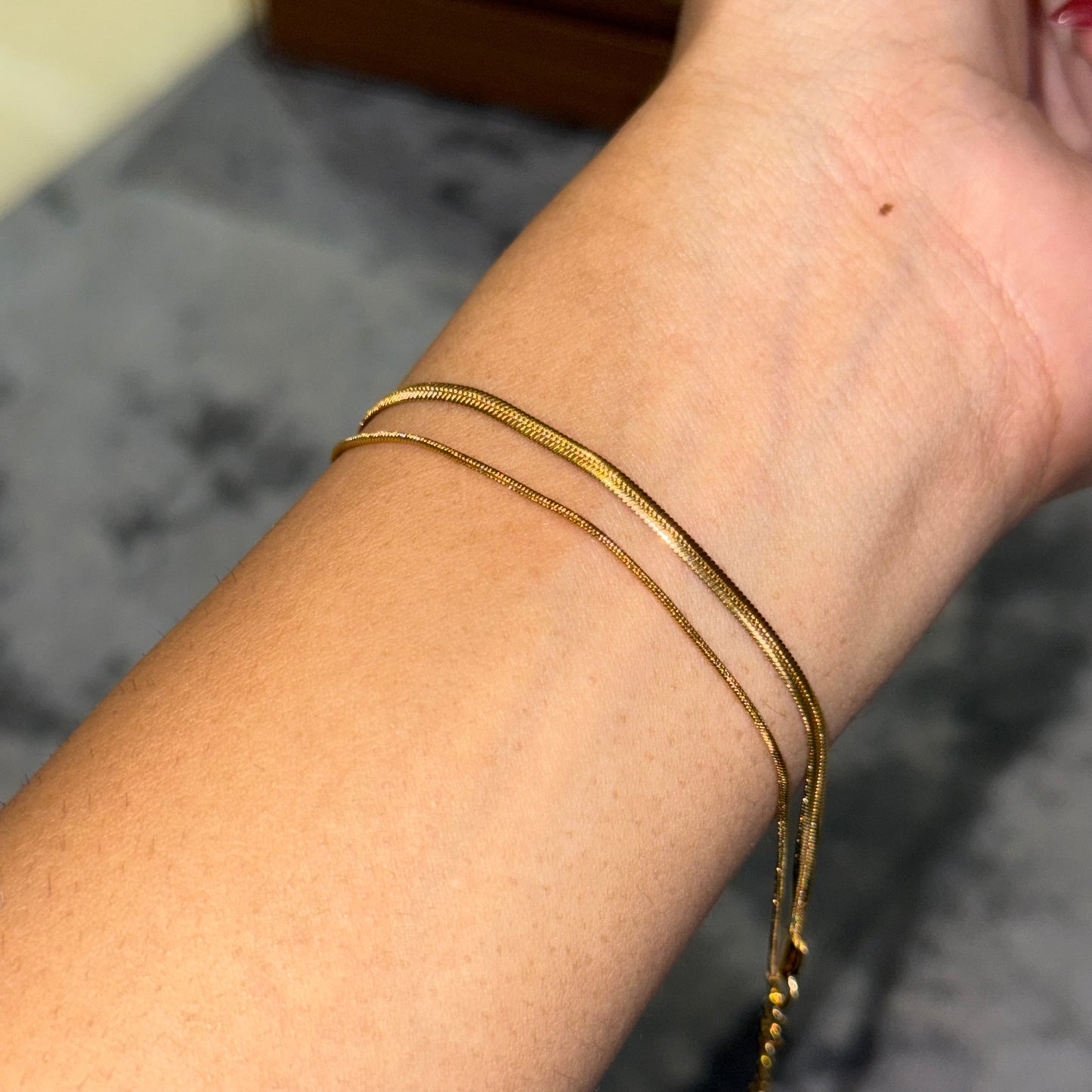 Velvet Liquid Chain Bracelet