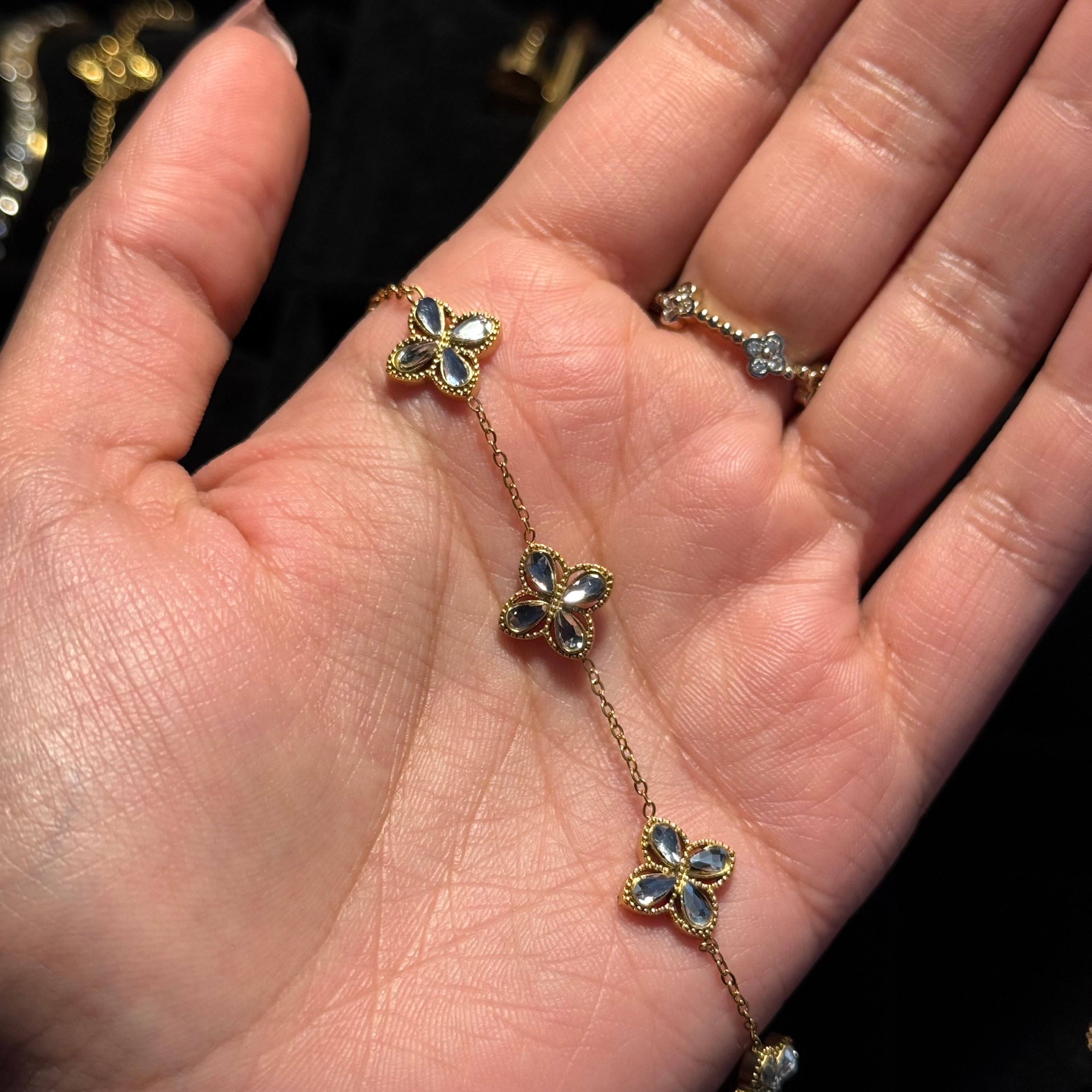 Alana Studded Chain Bracelet HOUSE OF LAILA