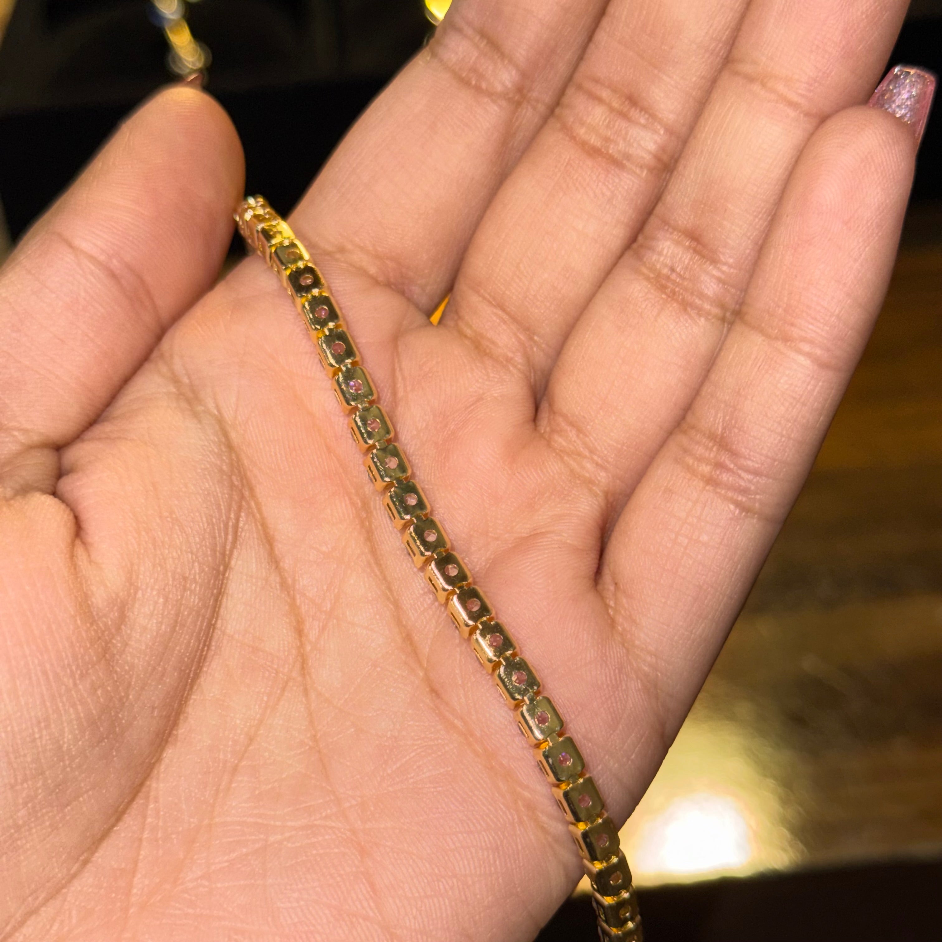 Round-Cut Tennis Bracelet