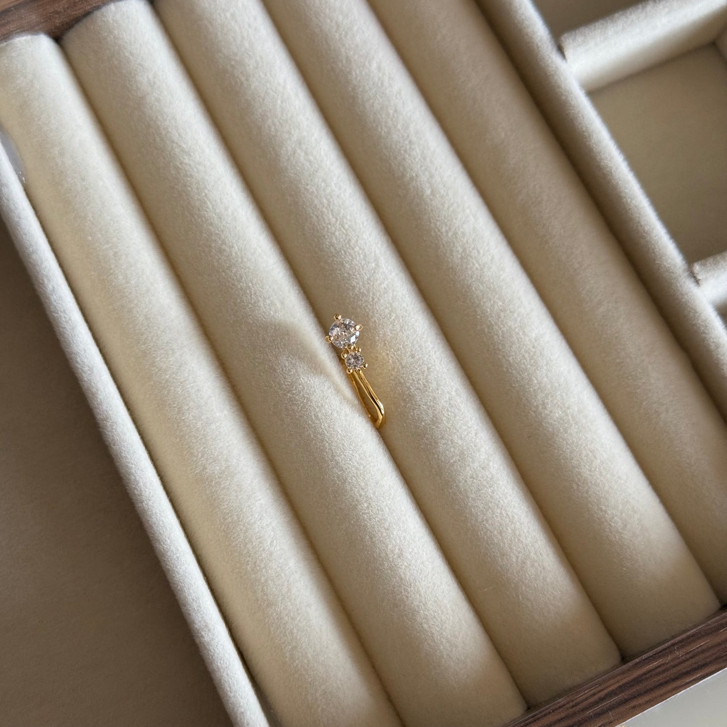Nova Double Stud Clip-On Nose Pin