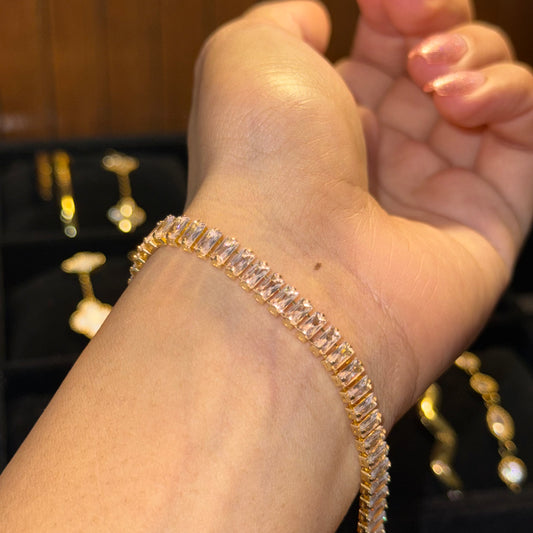 (Last Piece) Baguette Tennis Bracelet