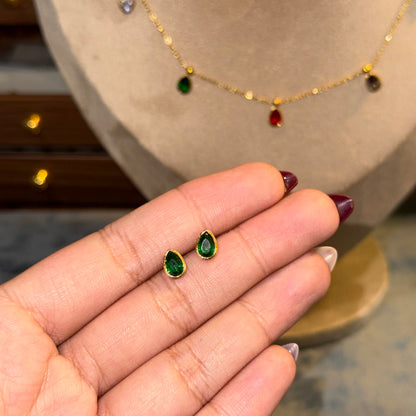 Spectrum Drop Necklace + Earring Set