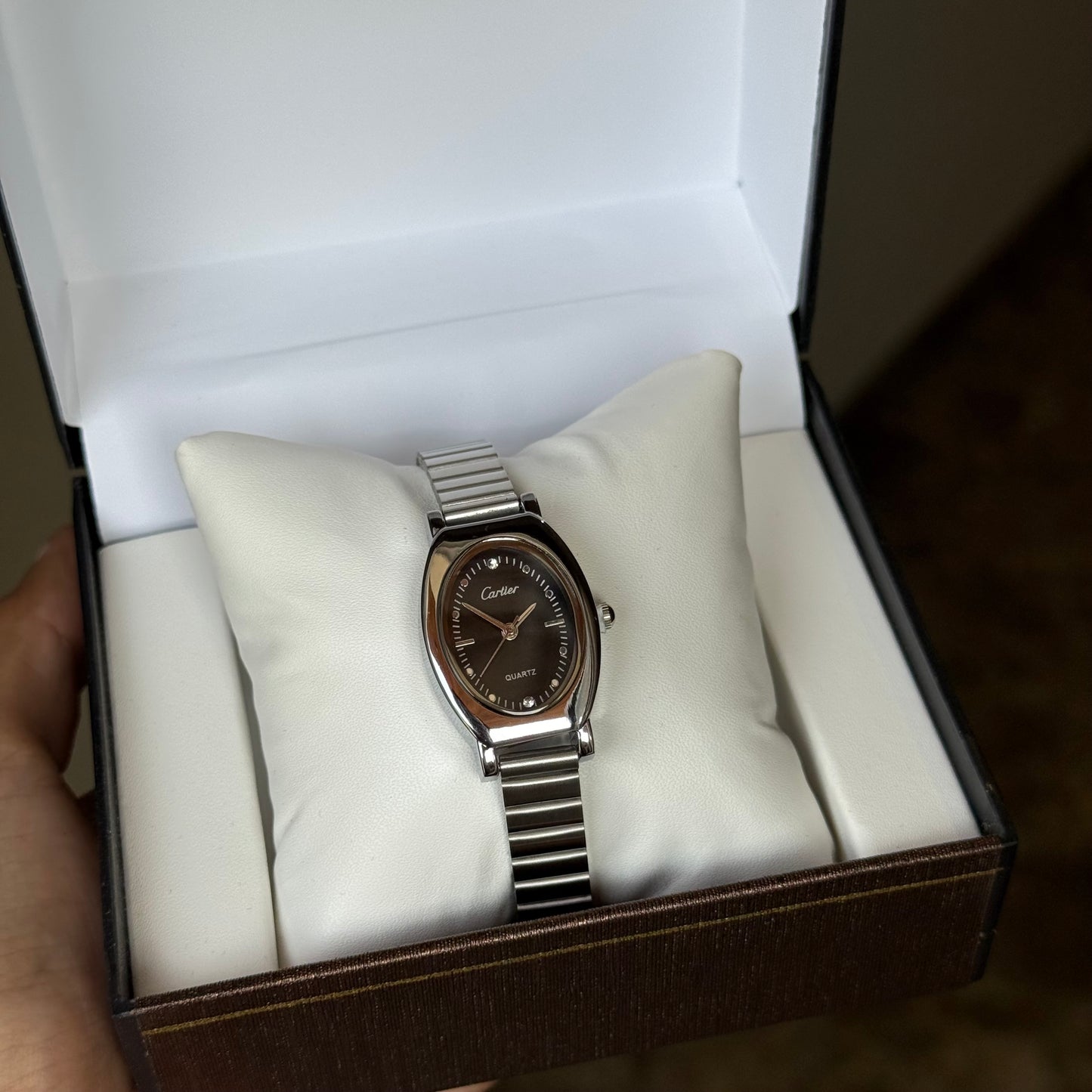(Last Piece) Black Heiress Watch (Box Included)