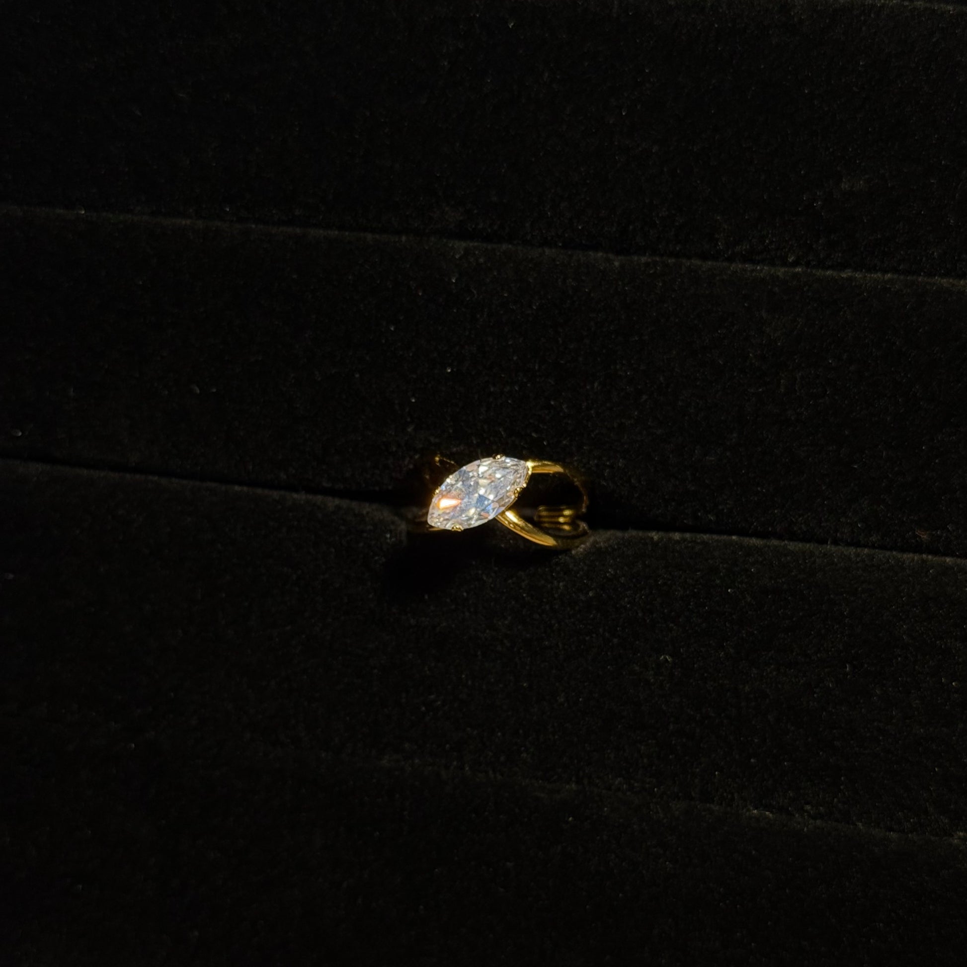 Cross Solitaire Ring HOUSE OF LAILA