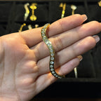 Wavy Studded Bangle HOUSE OF LAILA