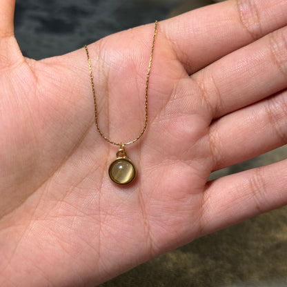 Saturn Cat-Eye Necklace