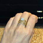 Elegant Princess Solitaire Ring HOUSE OF LAILA