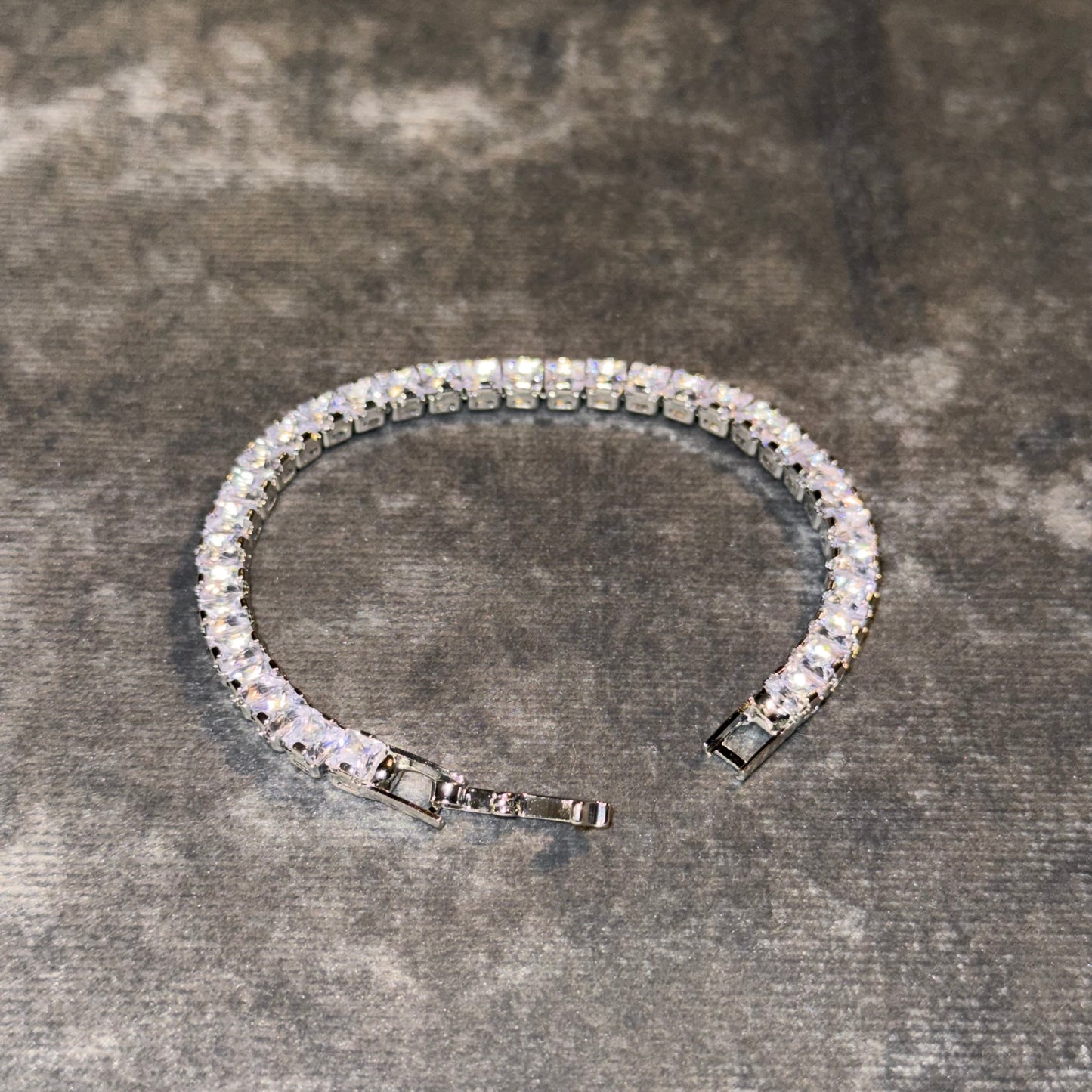 Ice Cube Tennis Bracelet