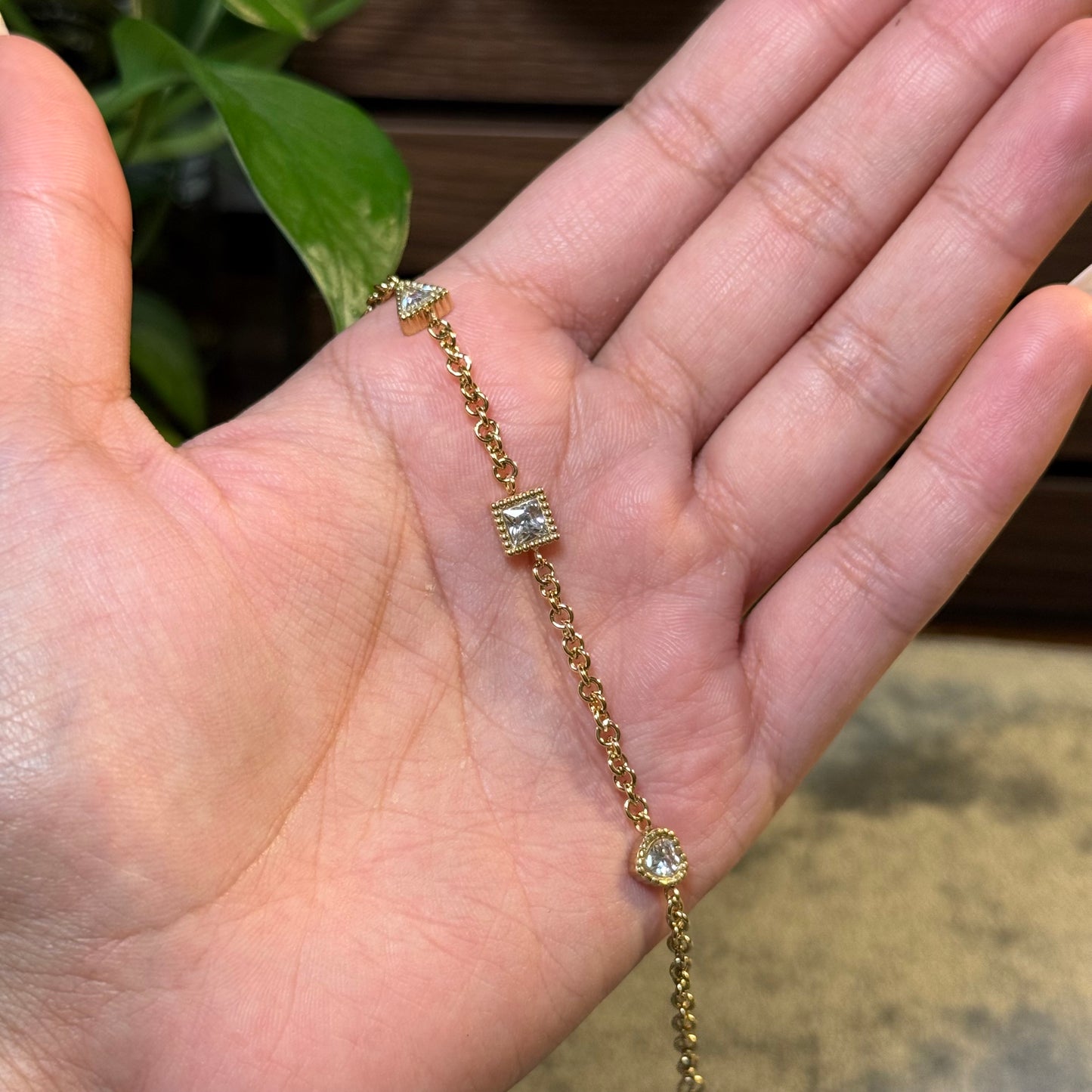 Cosmic Charm Chain Bracelet