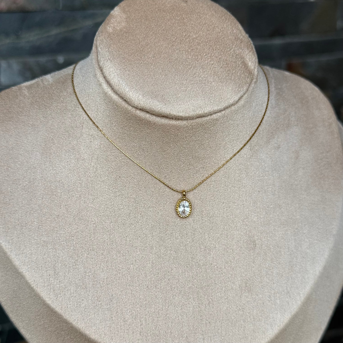 Natalie Clear Necklace