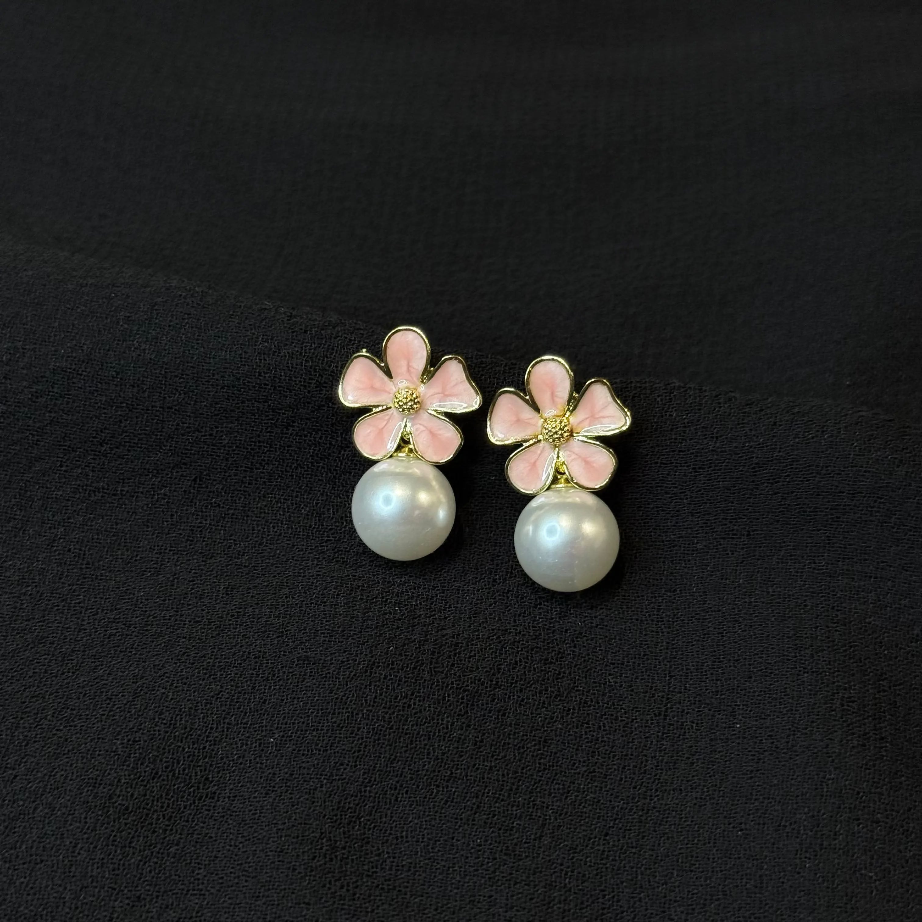 Blush Drop Studs HOUSE OF LAILA