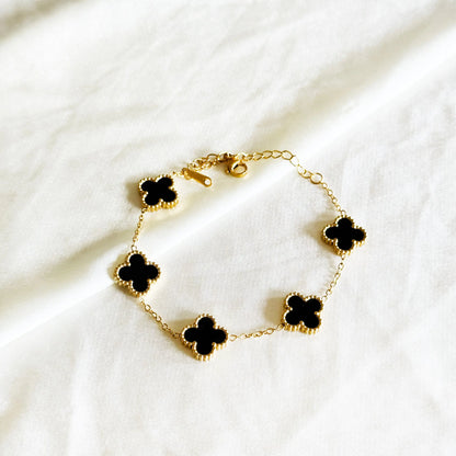 Black Clover Bracelet HOUSE OF LAILA