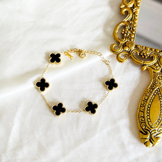 Black Clover Bracelet HOUSE OF LAILA