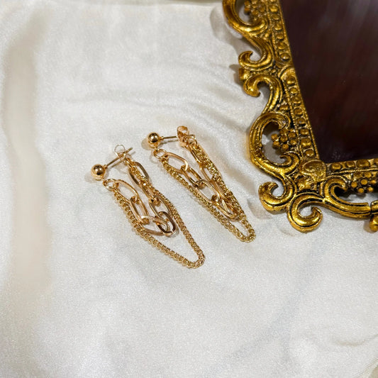 Chain Hoop Studs HOUSE OF LAILA