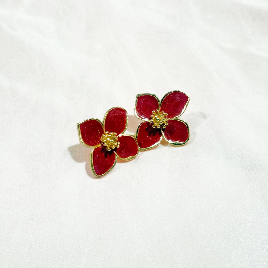 Crimson Dream Studs HOUSE OF LAILA