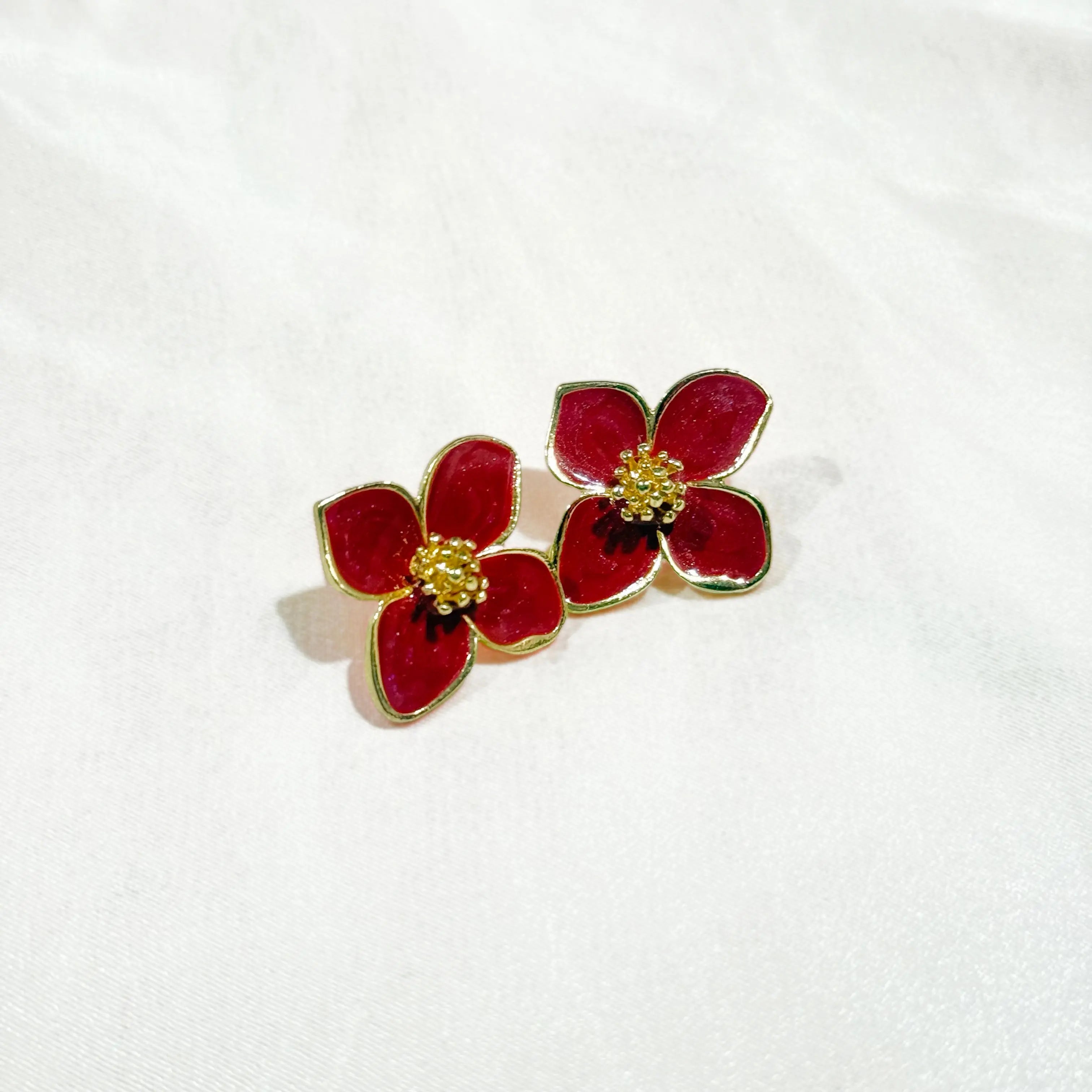 Crimson Dream Studs HOUSE OF LAILA